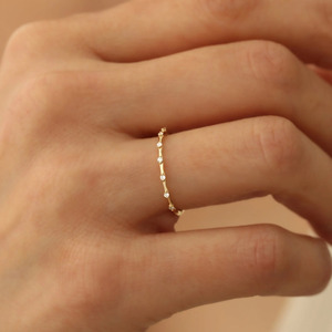 Bague de mariage en or jaune avec diamant de laboratoire - Product Image 4