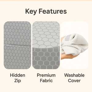 Modern Ergonomic Contour Orthopedic <b>Pillow</b> with Butterfly Shape <b>Memory</b> Foam New Year's Bed Gift for Neck Support Boston Style - Product Image 4