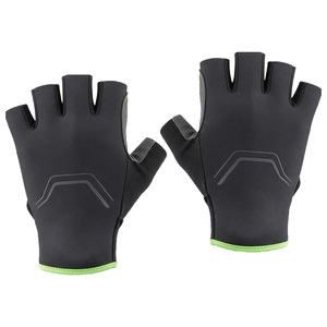 Men Half <b>Finger</b> Fitness Gloves PU Material Non Slip Breathable Adjustable Wrist <b>Strap</b> for Gym Weight Lifting - Product Image 3