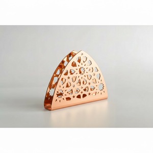 Porte-serviettes en métal élégant pour la décoration de table à manger, design moderne, distributeur de papier en fer forgé, utilisation en cuisine, en promotion - Product Image 5