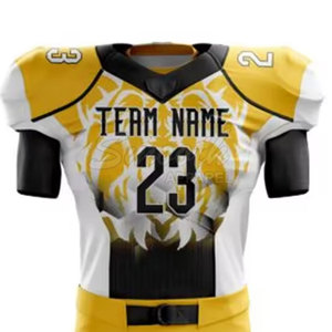 Uniforme de Fútbol Americano de Poliéster Estampado Personalizado de Alta Calidad para Adultos, Transpirable, Más Vendido - Product Image 3