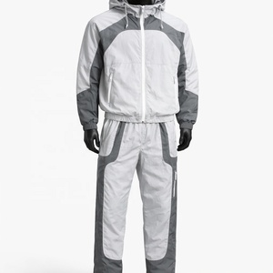 Conjunto Deportivo Ligero de Secado Rápido para Hombre, con Capucha, Manga Larga, Bloques de Color, Estilo Deportivo, Bolsillos Laterales, Corte Regular, para Primavera - Product Image 5