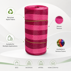 Rollo de Tela de Nailon Reciclado para Bolsas, Maletas, Equipos de Exterior y Ropa, Material Textil Tejido Ecológico y Duradero - Product Image 6