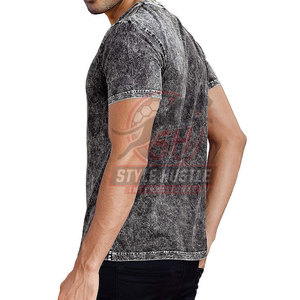 Camisetas de algodón 100% con estampado y lavado ácido, de corte holgado, de alta calidad, hechas en Pakistán, al por mayor, a precio económico, para hombre. - Product Image 3