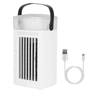 4 in 1 Portable Desktop Air Conditioner <b>Fan</b> 3 Speeds Evaporative <b>Water</b> Mist <b>Cooler</b> with Nightlight - Product Image 5