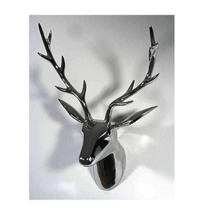 Décoration murale moderne en aluminium fait main, motif animal multicolore, 11,5x8x5,5 cm, art mural métallique, décoration d'intérieur audacieuse - Product Image 3