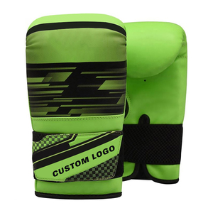 Guantes de Boxeo de Piel Sintética con Logotipo Personalizado, Precio al por Mayor, Servicio OEM, Buena Calidad, Diseños Únicos para Entrenamiento de Combate - Product Image 1