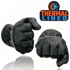 Guantes de Invierno de Cuero Genuino de Alta Calidad con Forro Térmico, Guantes de Conducción de Cuero Suave a Prueba de Viento, Suministro al por Mayor OEM - Product Image 5