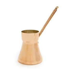Cafetera Turca de Cobre Martillado Personalizable al por Mayor con Asa Negra, Herramienta Tradicional para Café y Té - Product Image 4