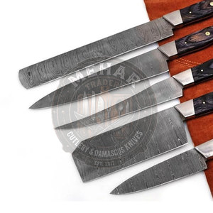 Wholesale Best Quality Damascus Kitchen <b>Knife</b> <b>Set</b> High Grade Private Label Damascus Kitchen <b>Knife</b> <b>Set</b> - Product Image 5
