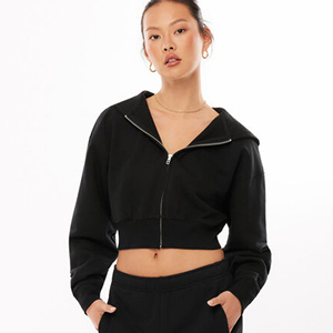 Camiseta Corta de Verano para Mujer, Tejida, de Manga Corta, Estilo Urbano, Sexy, con Capucha, Ajustada, Transpirable, Ecológica, con Estampado de Logotipo - Product Image 6