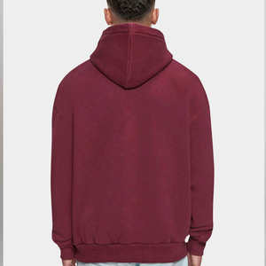 Wholesale Oversized 100% Cotton Men's Hoodies Quick Dry Breathable Casual Wear Plain Dyed Technique for Winter Season - Product Image 3