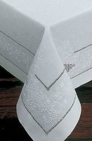 Nappe brodée élégante et luxueuse Artisanat frais de couture et de couture Nouveau