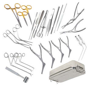 Kit de Instrumentos Manuales de Acero Inoxidable Alemán para ORL, Set Ortopédico de 27 Piezas para Fragmentos Grandes y Pequeños, Certificado CE, 1 Año de Garantía - Product Image 2