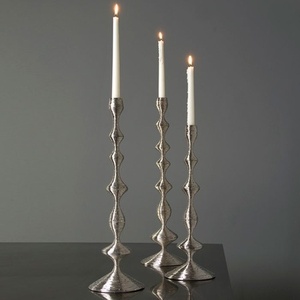 Metal <b>Candlestick</b> <b>Holder</b> Set Modern Teardrop Design Durable Home & Wedding Decoration Metal Candle <b>Holders</b> - Product Image 5