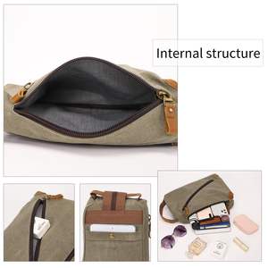 Bolso tipo bandolera de estilo táctico – Mochila de tela resistente para pecho y hombro - Product Image 3