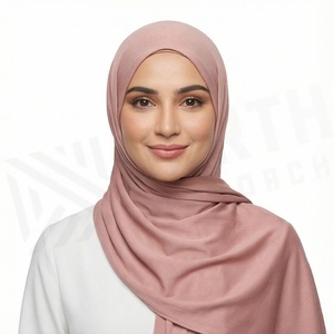 Hiyab de Chifón de Color Sólido para Mujer, Transpirable, para Uso Diario, Pañuelo Étnico de Oriente Medio - Product Image 6