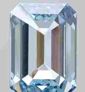 Diamante de Laboratorio de Alta Calidad, Corte Esmeralda, Azul Intenso de 1.50CT, VS1, Acabado Excelente, Diamante Suelto con Láser, Joyería IGI - Product Image 3