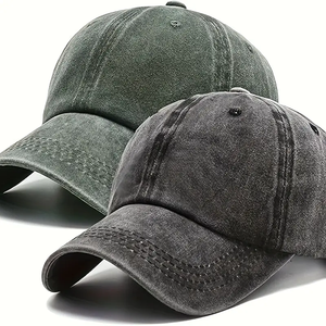 Casquette de baseball en jean personnalisée haut de gamme, 6 panneaux, sangle réglable avec boucle métallique, casquette vintage en coton, logo personnalisé brodé, OEM - Product Image 5