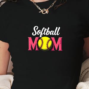 Camiseta corta de moda para mujer con diseño de Softbol - Product Image 2