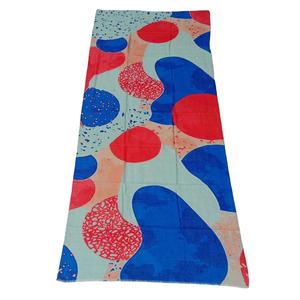 Nueva tendencia versátil diseñador mujer bufanda sin fin impreso 100% Modal Lino fabuloso Digital creativo patrón bajo precio - Product Image 6