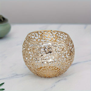 Bougeoir votif en fer ornemental fabriqué à la main pour les mariages de décoration de vacances vintage et les idées de cadeaux de luxe - Product Image 5