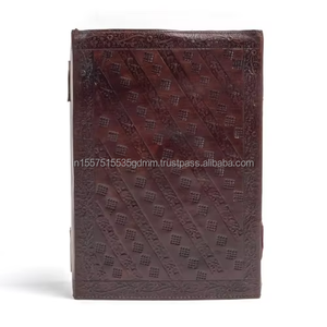 Grand carnet de croquis en cuir fait main, arbre de vie et sept chakras en relief, journal artisanal, grimoire, carnet de notes - Product Image 5