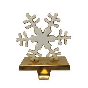 Modern Metal <b>Stocking</b> <b>Holder</b> with Decorative Fireplace Hook for Holiday Decorations Family Celebrations and Seasonal Home Decor - Product Image 2