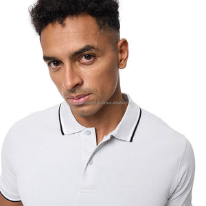 Nardon Apparel Factory Venta al por mayor Verano Un color Moda Estilo Delgado Tallas grandes Hombres Polo camisetas - Product Image 5