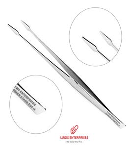Pinzas de Relojero Penfield con Puntas de 0,9 mm, Instrumento Quirúrgico de Acero Inoxidable, Pinzas Médicas de Precisión, Pinzas Delicadas - Product Image 1