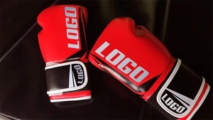 Boxing <b>Gloves</b> Premium PU Fight <b>Gloves</b> with Artificial Leather Construction and Protective Padding for Professional Training - Product Image 3