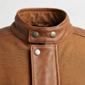 Veste de moto en cuir véritable pour homme de qualité supérieure, nouvelle arrivée, vestes de moto d'hiver, protections amovibles, personnalisables - Product Image 4