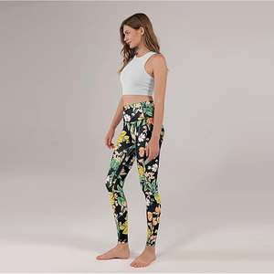Pantalones de Yoga de Cintura Alta para Mujer con Bolsillos, Leggings Deportivos para Correr con Control de Abdomen, Tela Elástica en 4 Direcciones - Product Image 4