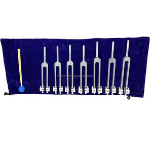 ชุดส้อมเสียงอะลูมิเนียม 7 จักระ ระดับมืออาชีพ คลาส 1 สำหรับการบำบัดด้วยเสียงและการใช้งานทางการแพทย์ ได้รับการรับรองมาตรฐาน CE ขายส่ง OEM ODM - Product Image 3