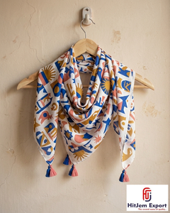 High Quality Custom Printed Luxury Silk <b>Scarf</b> Womens Lightweight <b>Square</b> Fashion Headscarf OEM ODM Supplier - Product Image 4