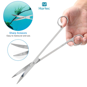 Kit de Herramientas para Acuarios, Pinzas de Acero Inoxidable, Tijeras, Herramienta para Aplanar Sustratos, Venta al Por Mayor - Product Image 5