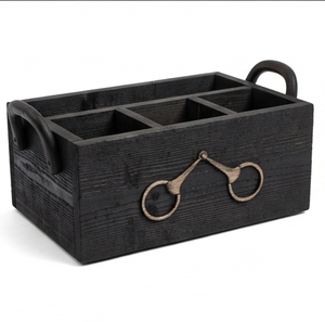 Caddie de service en bois, design personnalisé, revêtement noir en poudre, exportateur et fabricant en gros, fournitures en vrac - Product Image 1