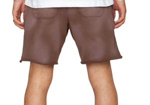 Shorts de survêtement personnalisés pour homme, délavés à l'acide, avec cordon de serrage, effet vintage, délavé, OEM, décontractés, en molleton, pour l'été, respirants, en vente - Product Image 4
