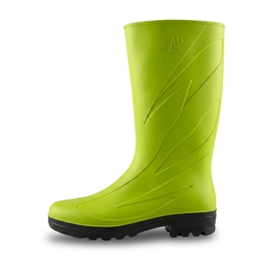Green Light Weight Outdoor <b>Knee</b> <b>High</b> Rain Boots Waterproof Rubber Work Wellies Anti Slip Lace up for Farming Construction - Product Image 6