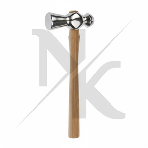Nouveau marteau de fermeur de luxe à tête sphérique avec manche en bois pour cheval, avec manche confortable en acier inoxydable, facile à utiliser pour la chirurgie animale - Product Image 2