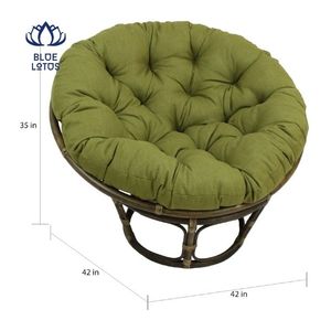 เก้าอี้ปาปาซานรุ่น 2026 โครงไม้ไผ่ เบาะนุ่มสบาย เหมาะสำหรับนั่งพักผ่อนและอ่านหนังสือ ดูแลรักษาง่าย ได้รับการรับรองจากลูกค้า - Product Image 6