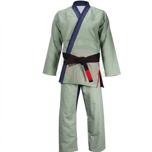 Uniforme de BJJ Avanzado, Ropa de Artes Marciales, Kimono de Jiu Jitsu Transpirable con Logotipo Frontal Lavado, Traje de Entrenamiento para Largas Sesiones de Práctica - Product Image 2