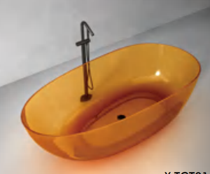 Bañera de Hidromasaje Moderna de Resina Ecológica Premium, Independiente, con Forma de Diamante, 40 Jets (Hidromasaje con Aire), para Hoteles y Villas - Product Image 2