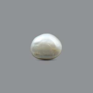 Loose Sky Blue Keshi Pearl 6.3 Carat Heart & Oval Cabochon Gemstone for Fine Jewelry - Product Image 2