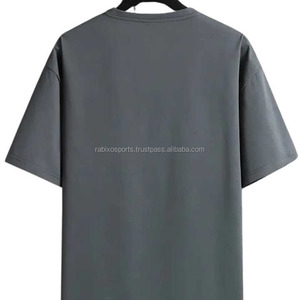 T-shirt Homme Tendance Été Léger 180 Grammes 100% Coton Manches Courtes Col Rond Ample Anti-Plis - Product Image 5