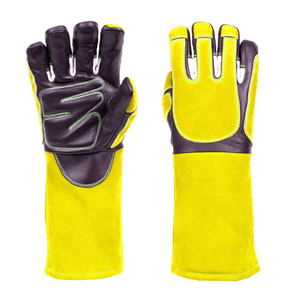 Guantes de Soldadura TIG/MIG Reforzados de Cuero de Vaca y Piel de Vacuno, Resistentes al Calor y a las Chispas, para Bomberos - Product Image 2