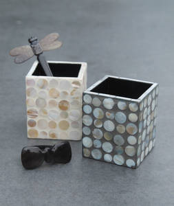 Juego de Baño de Tres Piezas, Hecho a Mano en India, de Madera Ecológica, Estilo Clásico, para Hogar, Hotel, Restaurante, de Lujo - Product Image 2