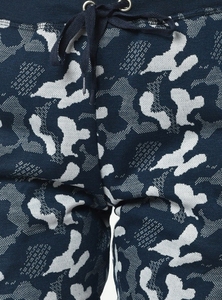 Shorts de bain pour femmes, imprimé camouflage marine, taille mi-haute avec cordon de serrage, poches, séchage rapide, tissu tricoté, coupe décontractée - Product Image 6