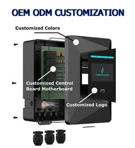 สถานีชาร์จรถยนต์ไฟฟ้าแบบติดผนัง OEM ODM ใหม่ 22kW 32A IP65 Wallbox OCPP 22 กิโลวัตต์ ประเภทที่ 2 สำหรับใช้ในบ้าน - Product Image 2