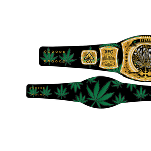 SF Canna Wrestling Championship Belt - Unique Design with TOP Theme High Quality Ideal for Collectors Fans and Events - Product Image 3